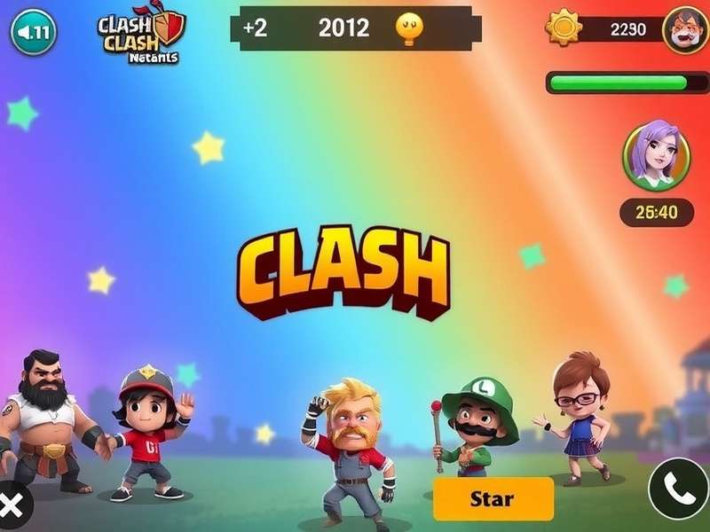 CL Clash Super Stars Game Screenshot